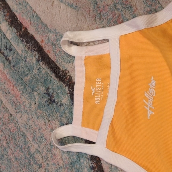 Hollister California Slim Tank Cami Ribbed Size Small y2k - Picture 5 of 5